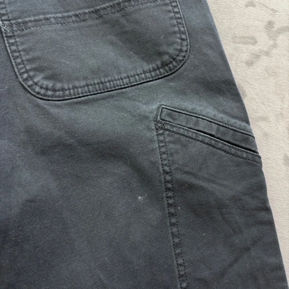 Carhartt Rugged Flex Relaxed Fit Canvas Work Pants Navy Blue 40x30 BN2291-M